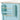 Mint Green Adjustable Shelves Kitchen Island