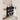 Modern Black Wooden Shoe Storage Cabinet