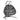 43.3" Black Double-Seat Swing Egg Chair 