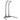 43.3" Black Double-Seat Swing Egg Chair 