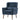 Modern Dark Blue Upholstered Accent Chair