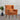 Orange Upholstered Foam Filled Accent Chair