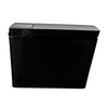 27.4" Matte Black Multifunctional Flat Square Smart Toilet with Automatic Flush, Remote Control