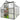 98.4" Black Polycarbonate Aluminum Greenhouse