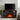 58.2" Espresso TV Media Stand With Fireplace And Storage Space