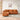 Modern Orange Eucalyptus Wood Sectional Sofa