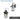 the dimensions of a black outdoor wall light