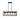 Walnut 5-Light Retro Farmhouse Pendant Light