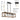 Walnut 5-Light Retro Farmhouse Pendant Light
