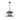 Antique Metal 4-Light Farmhouse Pendant Light