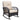 Outdoor Brown Rattan Lounge Rocking Chair