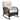 Outdoor Brown Rattan Lounge Rocking Chair