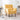 Yellow Upholstered Foam Filled Accent Chair