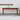 Natural Walnut Solid Wood Rattan Bench