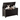 31.5" Dark Brown Wooden Kids Toy Box Storage With Safety Hinged Lid