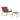 chair and footrest