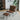27.5" Modern Dark Brown PU Accent Chair With Ottoman Set - Set of 2
