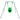 45.6" Green Toddler Folding Metal Swing Set With Safety Harness
