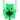 45.6" Green Toddler Folding Metal Swing Set With Safety Harness