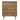 Modern Walnut Particle Board 3-Drawer Cabinet