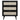 Black Engineered Rattan Particle Board Cabinet