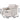 Modern White 360 Degree Swivel Armchair