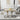 Modern Faux Marble Rectangular Dining Table