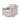 Modern White 360 Degree Swivel Armchair
