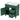 green bathroom vanity