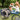53.9" Blue/Grey Bike Trailer With 8 Reflectors for Dogs