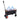 Black Yellow Folding Garden Shopping Cart