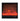 19" Antique Black Built-in Electric Fireplace