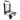 Silver Four-Wheel Hand Truck Cart