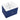 23.6" Blue Wall Mounted Bathroom Vanity