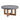 31.40" Retro Textured Round Grey Coffee Table