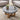 31.40" Retro Textured Round Grey Coffee Table