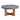 31.40" Retro Textured Round Grey Coffee Table