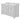 60'' Light Gray Freestanding Bathroom Vanity