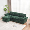 Modern Green Polyester 3-Seat Comfortable Sleeper Sofa