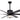Black Ceiling Fan with Light