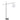 freestanding lamp with drum shade