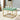 21.70" Light Green Velvet Changing Stool