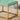 21.70" Light Green Velvet Changing Stool