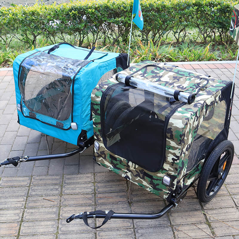 camo dog stroller 23" Foldable Camo Pet Bicycle Stroller for Dogs – CharmyDecor