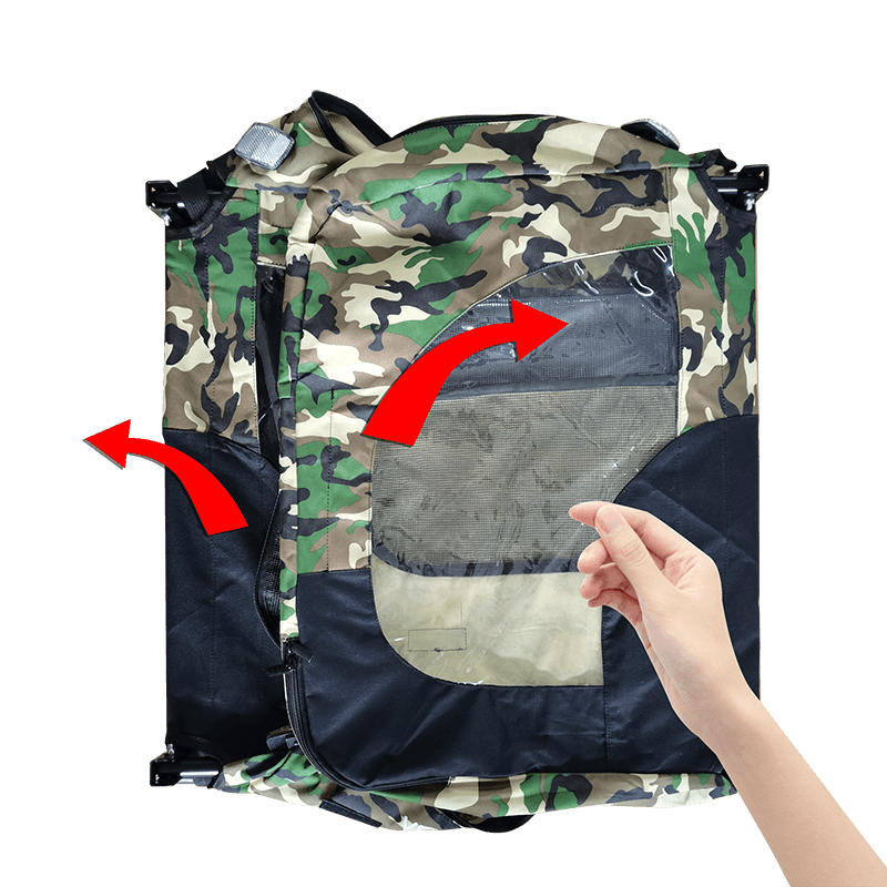 camouflage dog stroller 23" Foldable Camo Pet Bicycle Stroller for Dogs