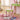 40" Pink and White Plastic 3-Piece Kid Table and Chair Set