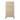 23" Natural Rattan Shoe Rack with 3 Flip Doors