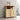 24.5" Natural Freestanding Bamboo Bathroom Storage Cabinet With Shelves