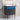 24" Black Floating and Freestanding Bathroom Vanity with Radar Sensing Light and Removable Metal Legs