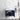 24" Blue Floating Bathroom Vanity with White Porcelain Sink